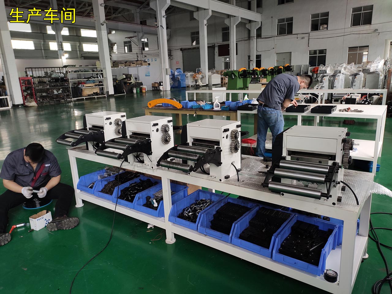 NC伺服送料機(jī)裝配 NC伺服送料機(jī)裝配